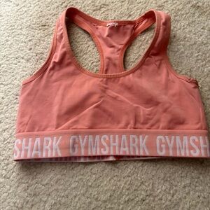 Gymshark Peach Racerback Sports Bra